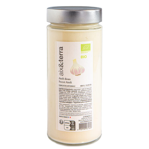 Aïoli bio doux Julien Allano 480gr