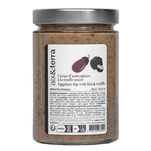 Caviar d’aubergine à la Truffe noire 540gr