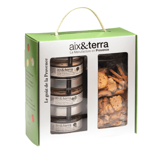 Coffret trio Apéro Truffe & Toasts Bio