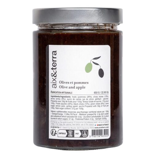 Confiture olive et pomme 650gr