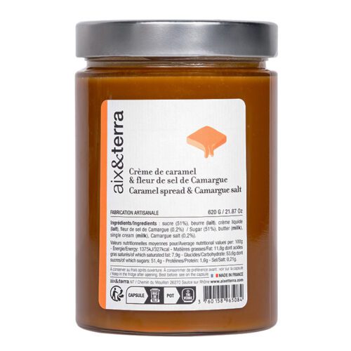 Crème de Caramel & Fleur de Sel de Camargue 620gr