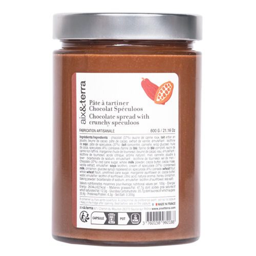 Crème de Chocolat et Croustillant de Spéculoos 600gr