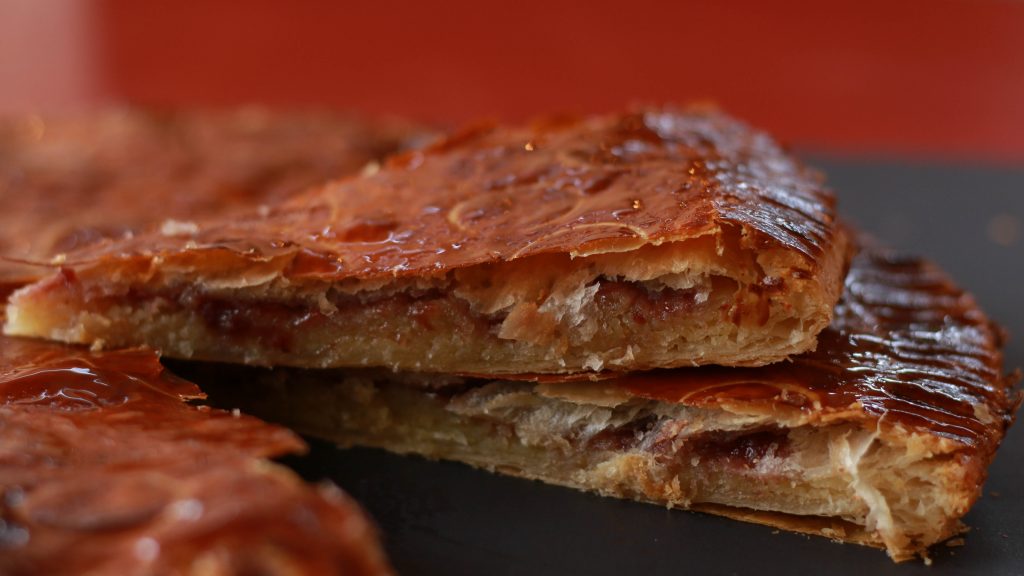 Galette feuilletée à la frangipane healthy au chocolat