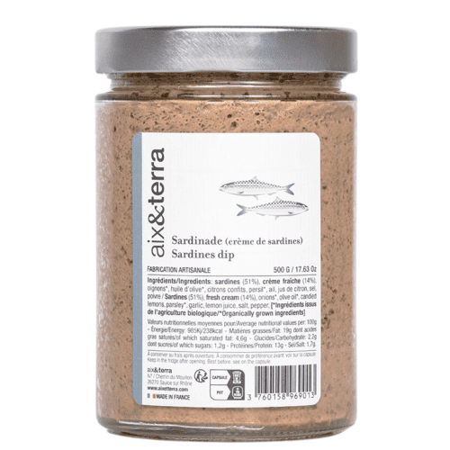 Sardinade 500g aix&terra