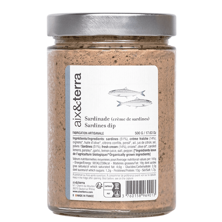 Sardinade 500g aix&terra