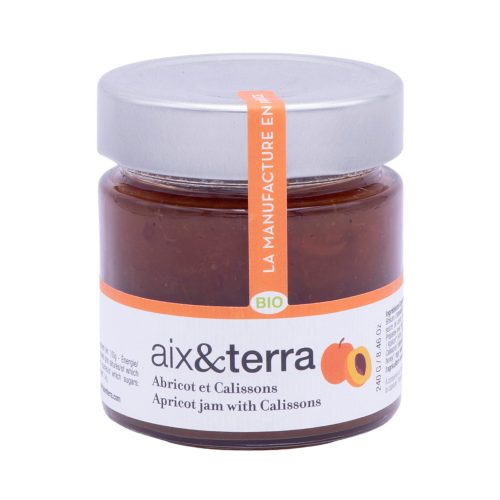 Confiture d&rsquo;Abricot et Calissons bio 240gr