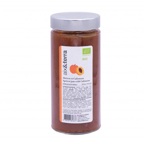 Confiture d’Abricot et Calissons bio 610 gr