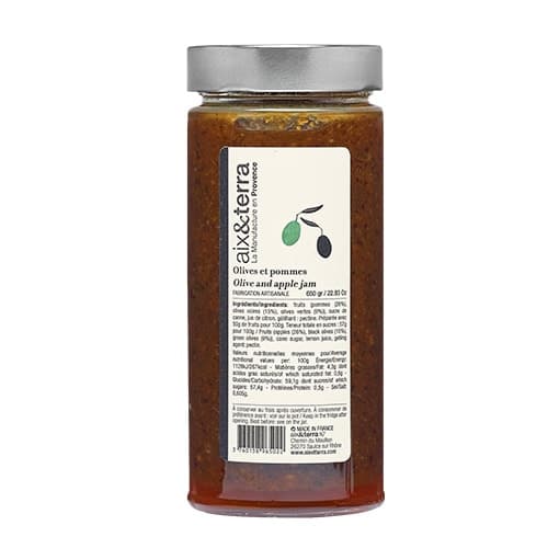 Confiture olive et pomme 650 gr