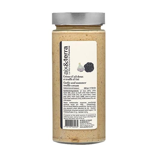 Crème d’ail doux à la truffe d’été