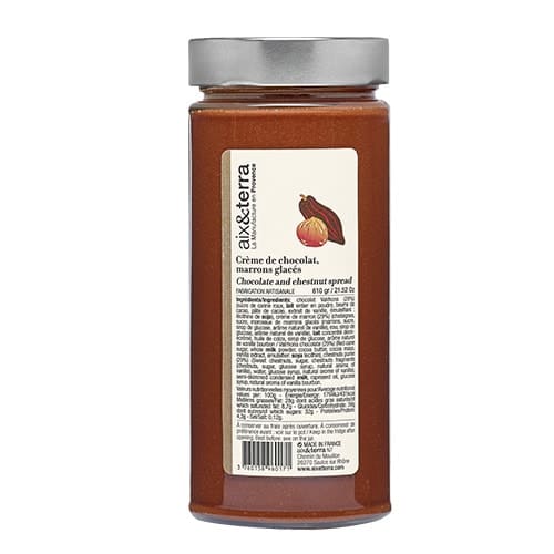 Crème de Chocolat et Marrons glacés 610gr
