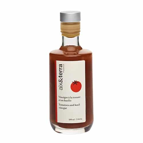 Vinaigre tomate et basilic 200ml (Préparation à base de)