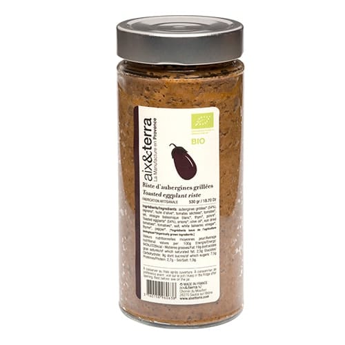 Riste d'aubergines grillées BIO