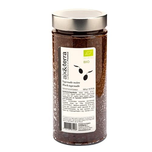 Tapenade Noire Bio 510gr