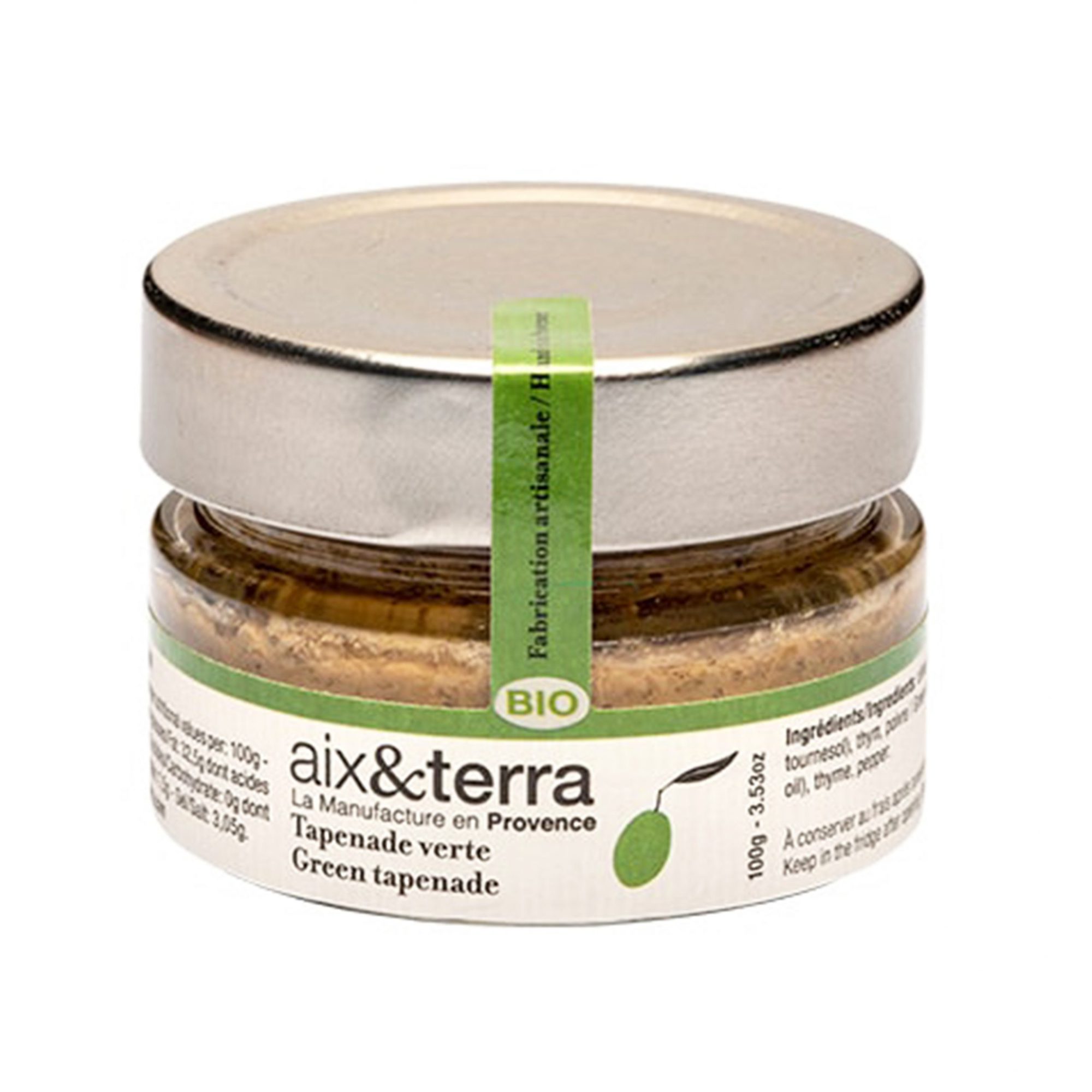 Tapenade verte bio