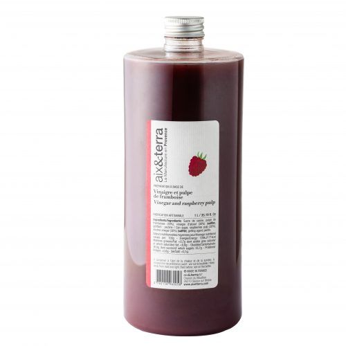 Préparation à base de vinaigre et de pulpe de framboise - U Saveurs - 20 cl