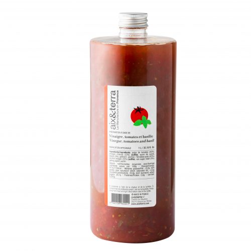 Vinaigre tomate et basilic 1L (Préparation à base de)