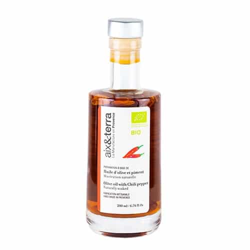 Huile d’olive et piment BIO 200ml (Préparation à base de)