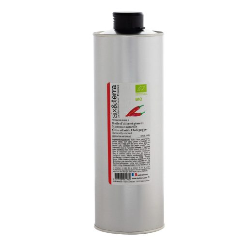 Huile d&rsquo;olive et piment BIO 1L (Préparation à base de)