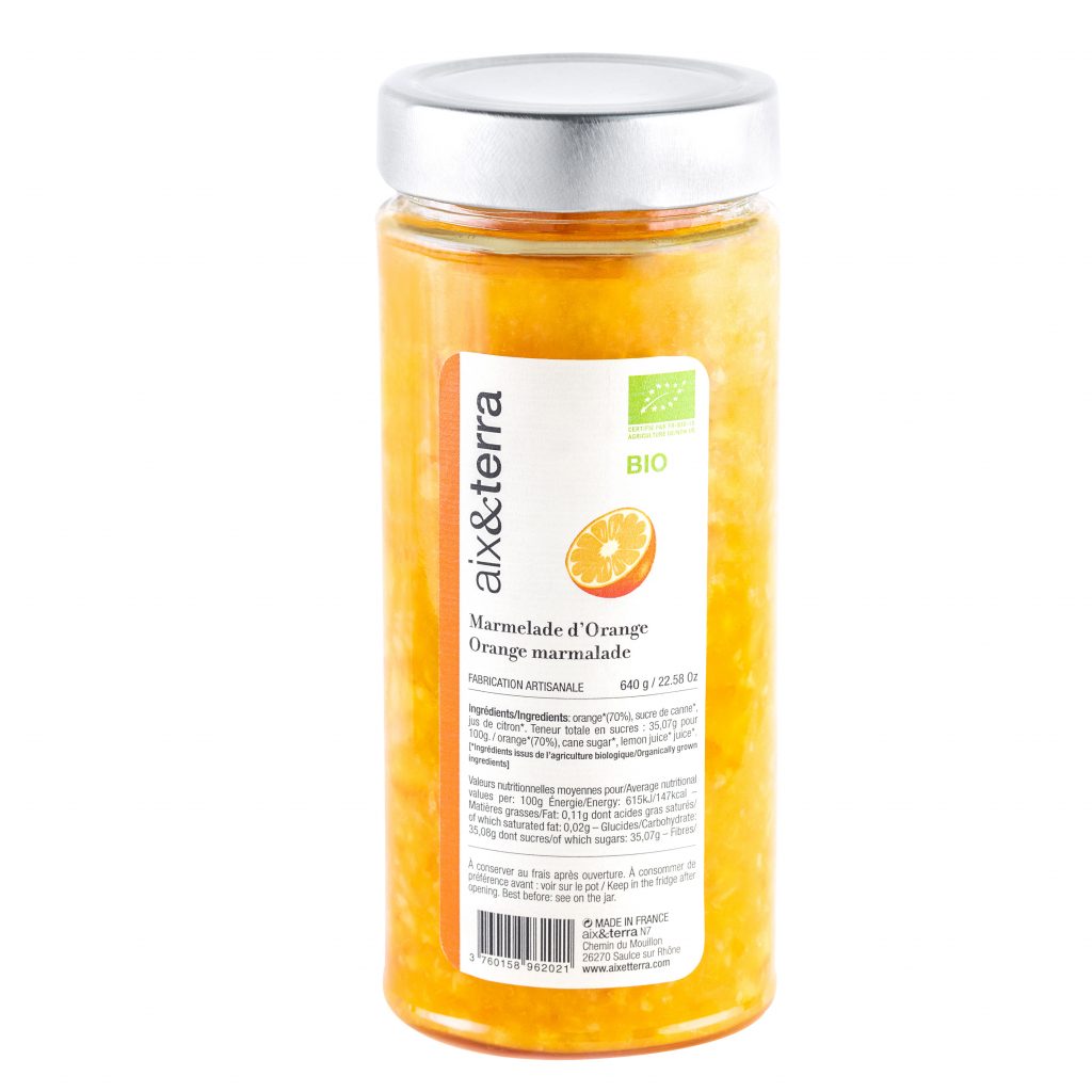 Marmelade d'Orange bio