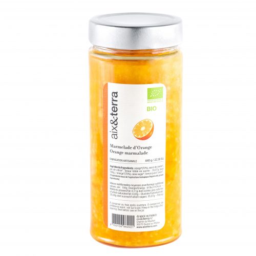 Marmelade d’Orange Bio 640gr