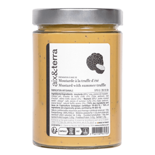 Moutarde à la truffe d'été 570gr aix&terra