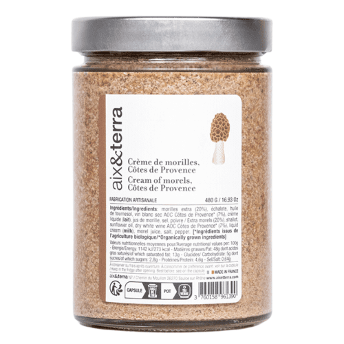 Crème de morilles Côtes de Provence 480gr aix&terra