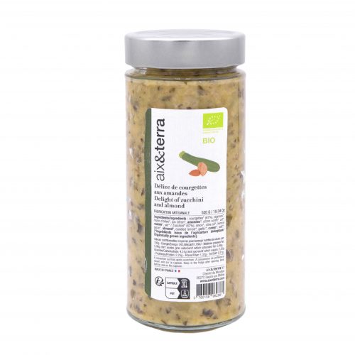 Délice de courgettes aux amandes bio 520g