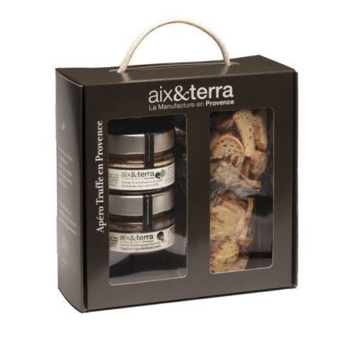 Coffret duo Apéro Truffe noire & Toasts Bio