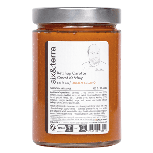 Le Ketchup carotte de Julien Allano 550gr