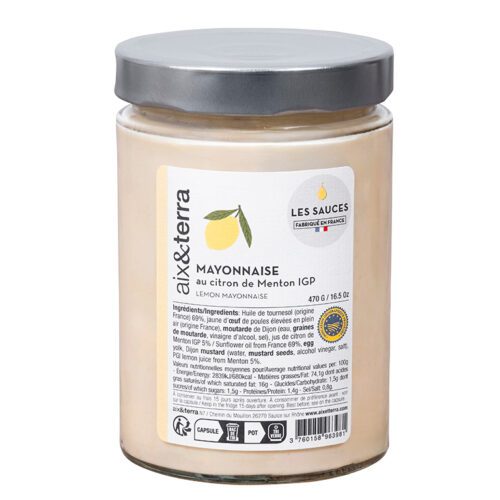Mayonnaise au citron de Menton IGP 470gr