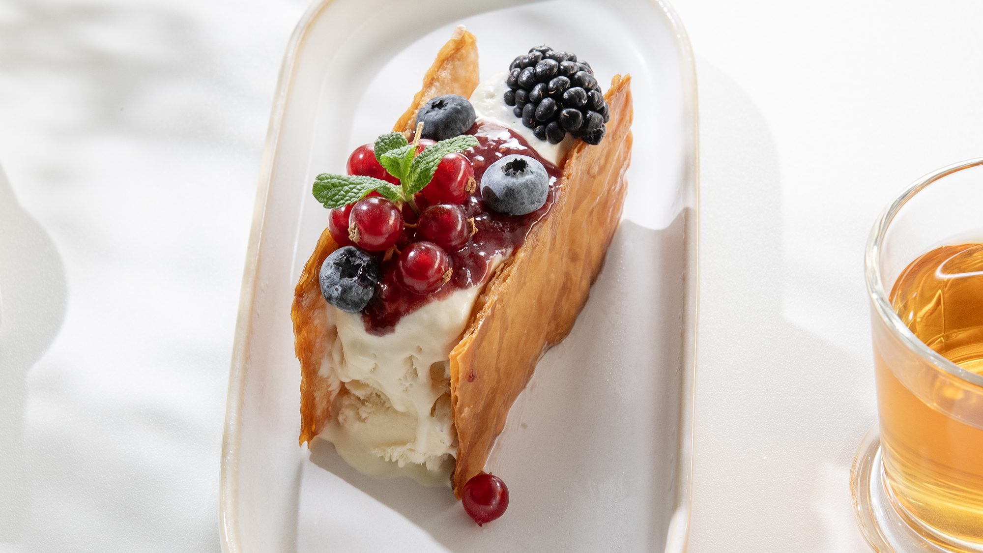 Semifreddo, fruits de saison, Confiture de framboise au citron de Menton bio aix&terra