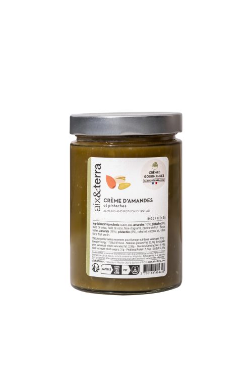 Crème d&rsquo;amandes et pistaches 540gr