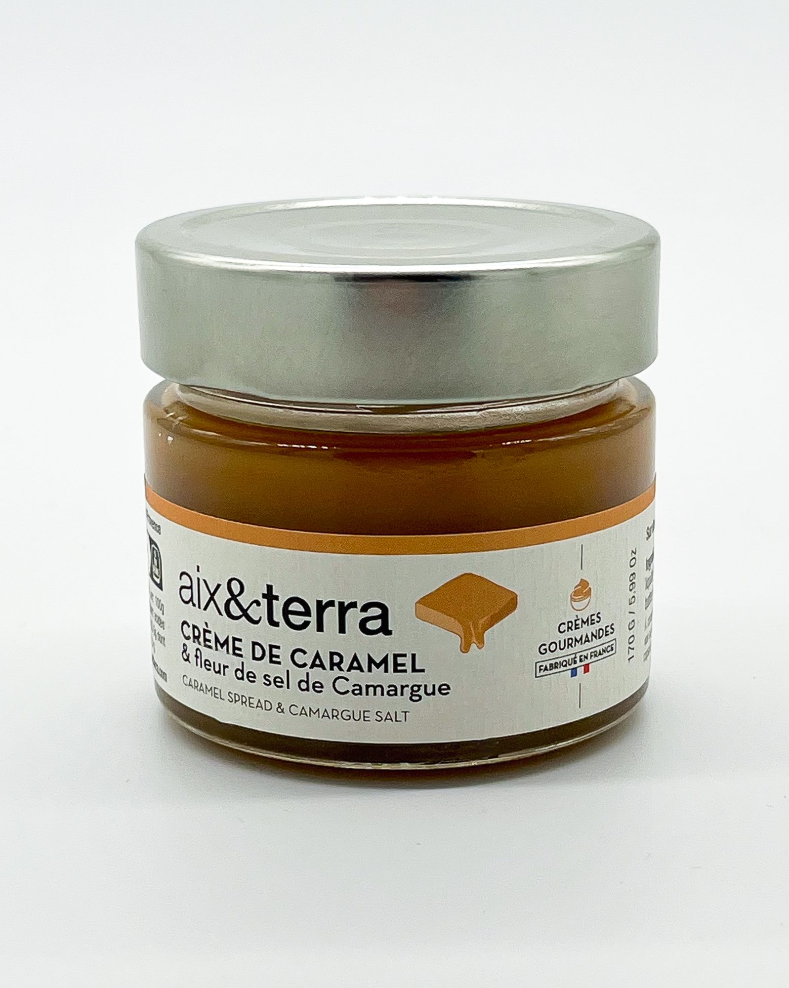 Crème de Caramel et Fleur de Sel de Camargue 170gr