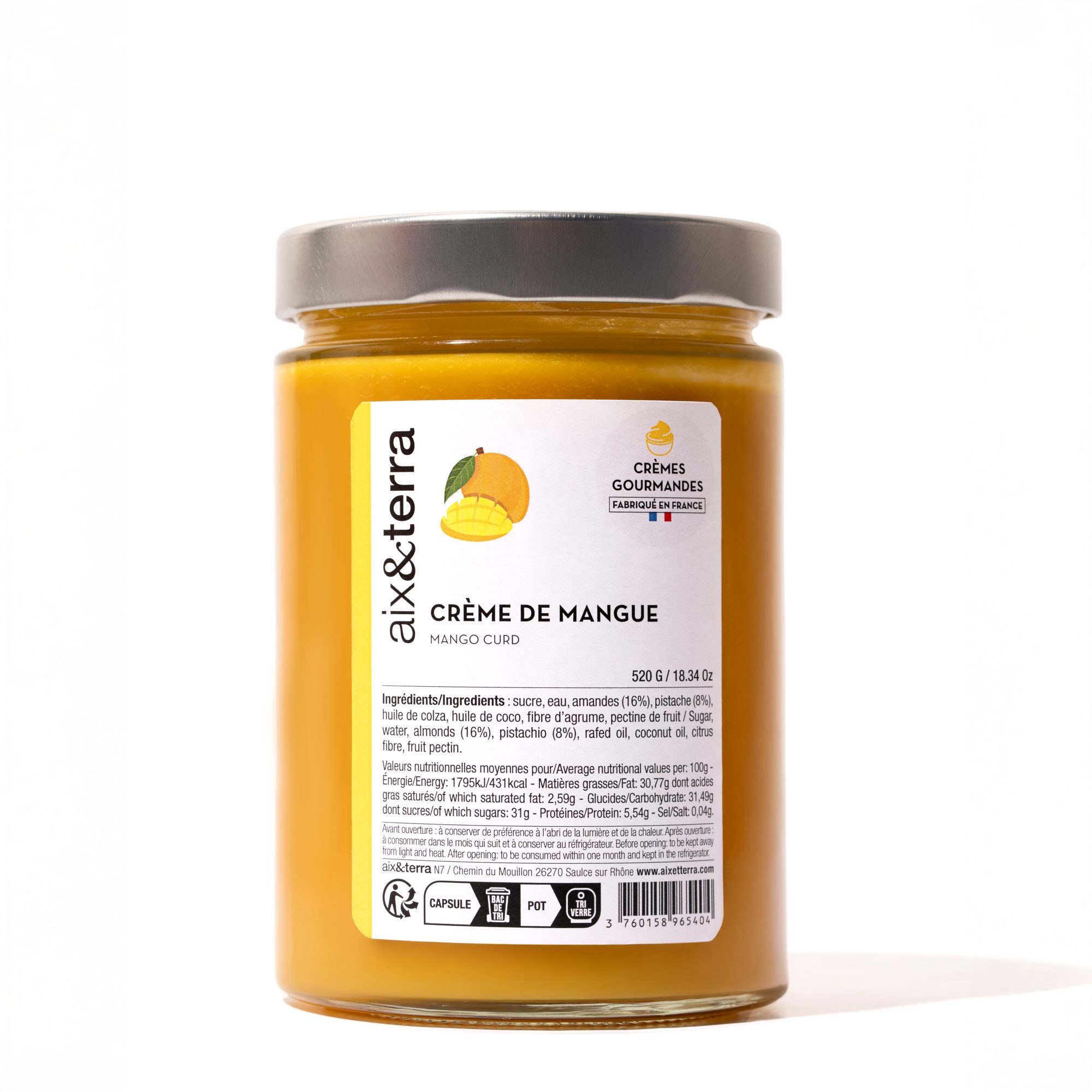 Crème de mangue 560gr