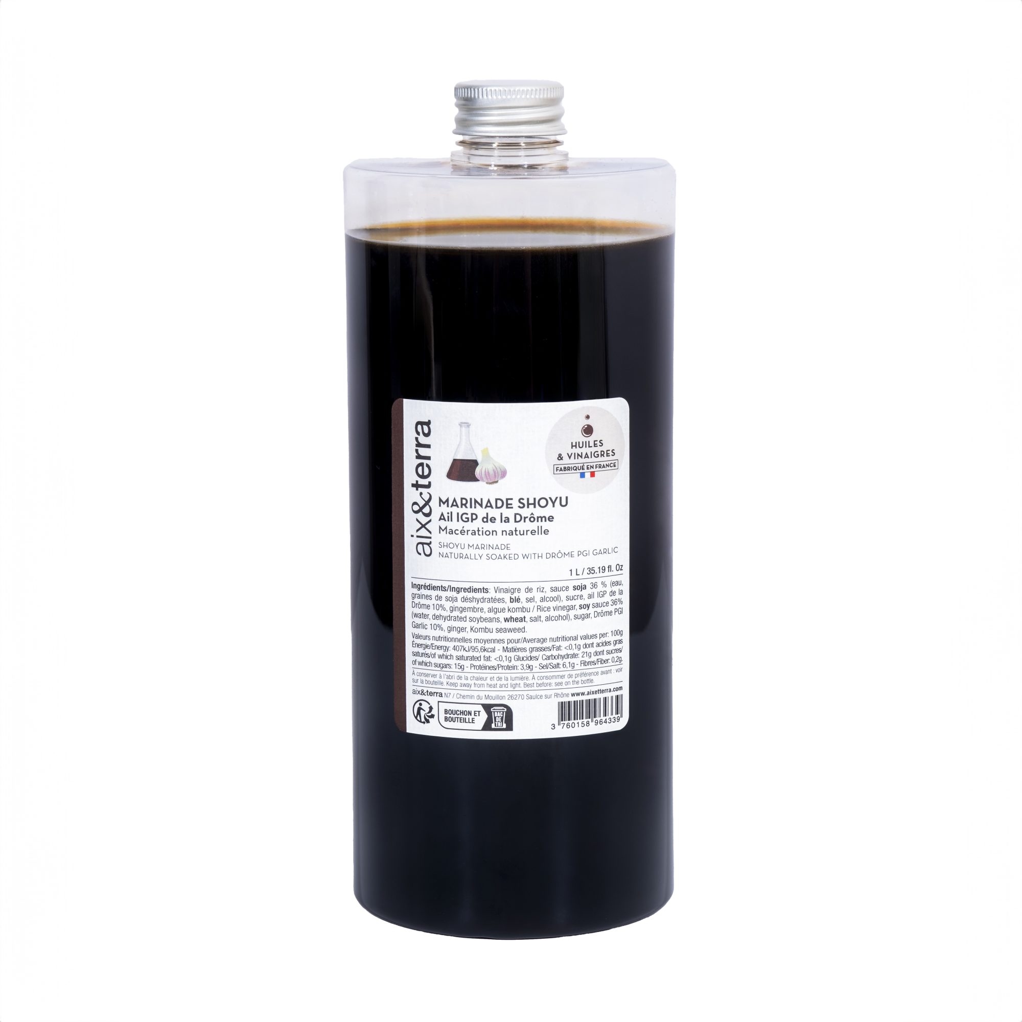Marinade Shoyu Ail IGP de la Drôme 1L