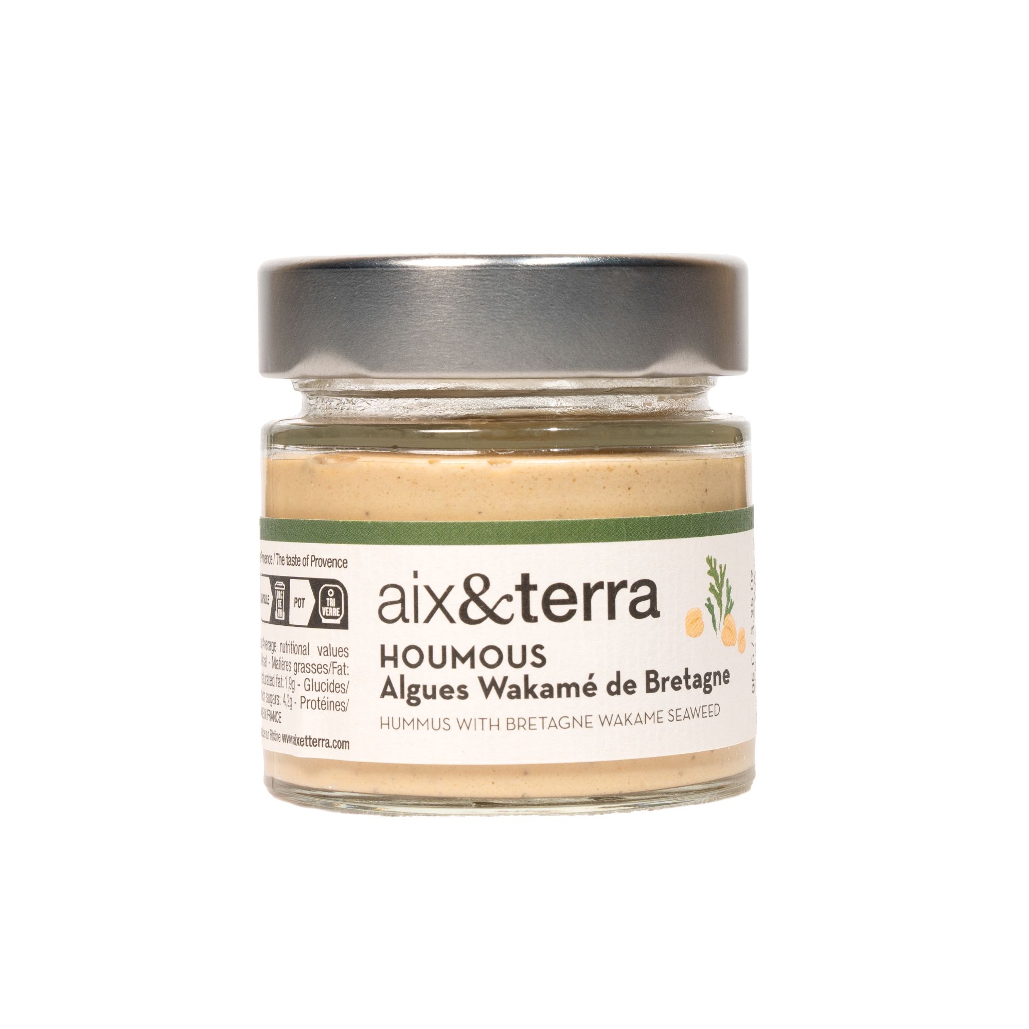Houmous Algues Wakamé de Bretagne 95g