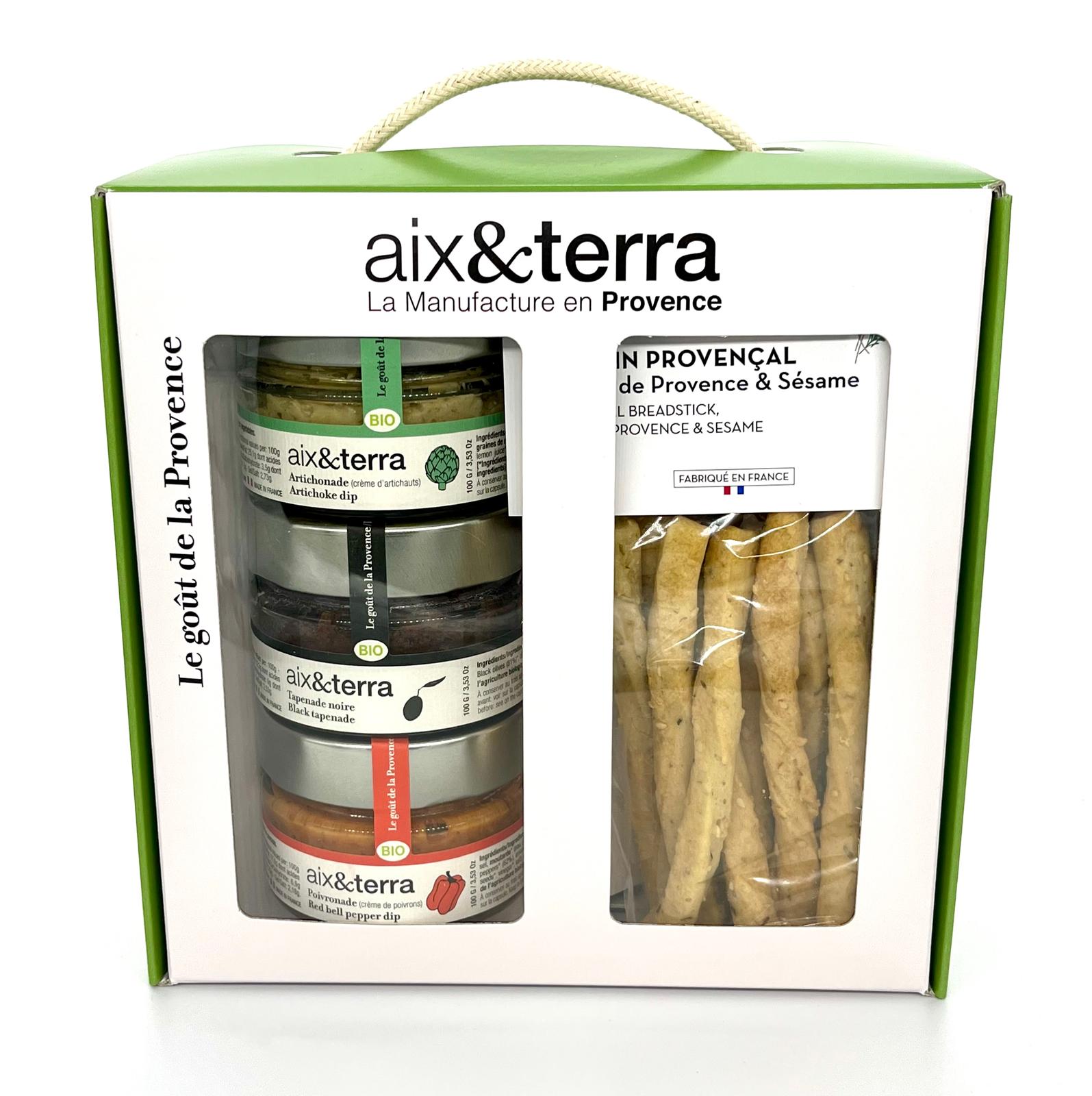 Coffret Apéro + gressins Provençal