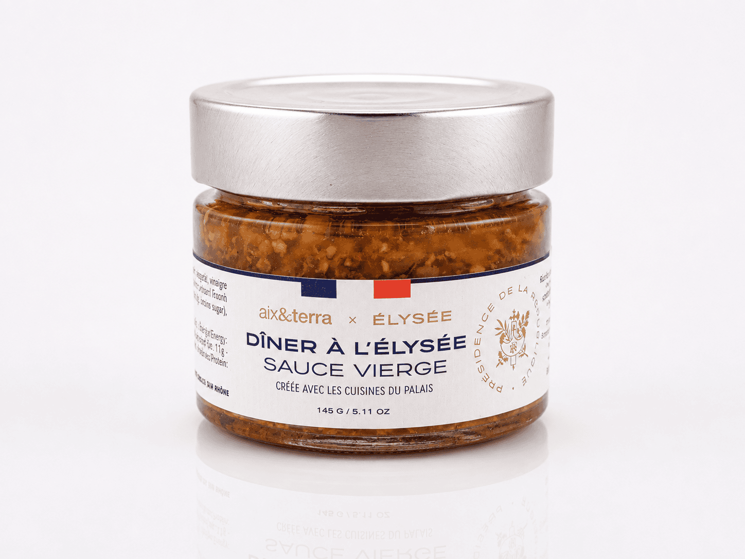 Sauce vierge – Dîner à l’Élysée 145gr