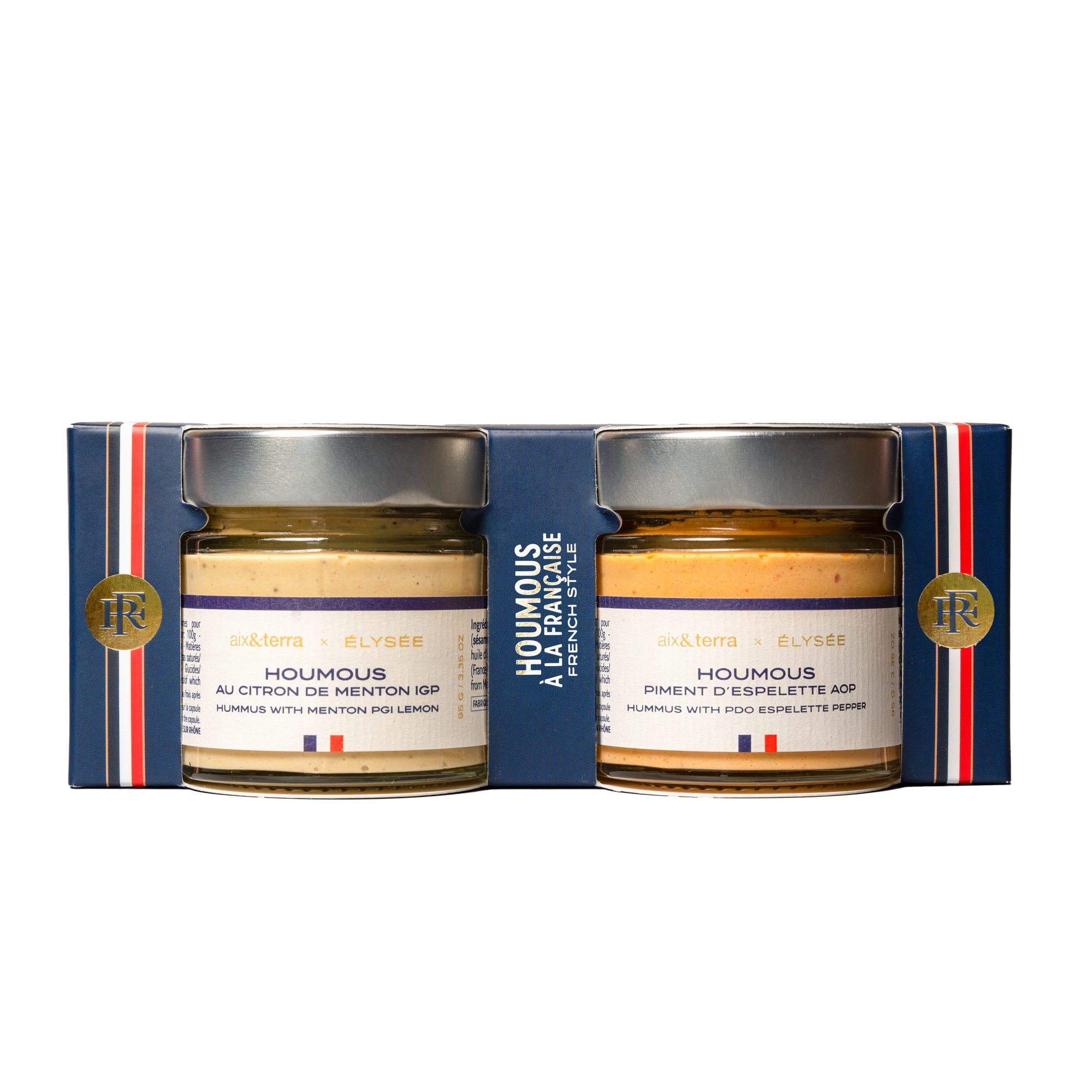 Pack duo Houmous à la française x Elysée (2x95gr)